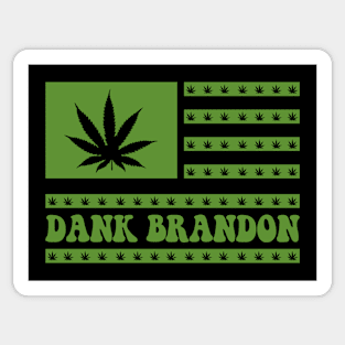 Dank Brandon - USA Pot Flag Sticker